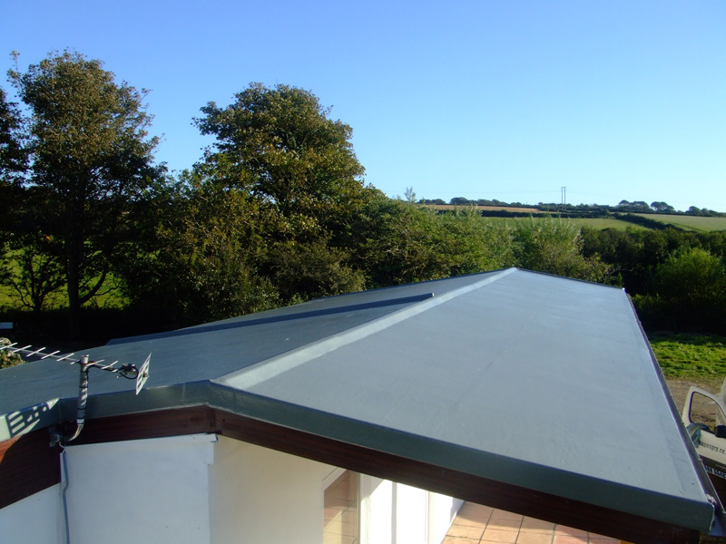 Pitched Flat Roof In Fibreglass (GRP)