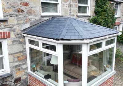 Grp Slate Tiled Conservatory Roof