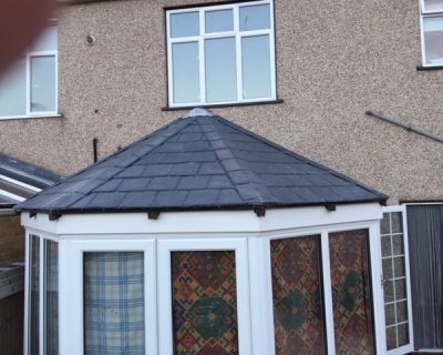 Conservatory With Grp Slate Tiled Roof