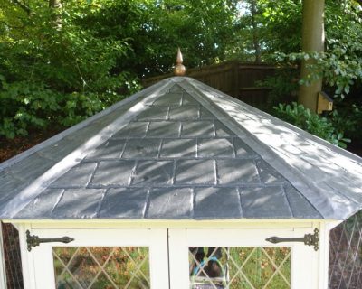 Fibreglass Slate Tile Summerhouse Roof