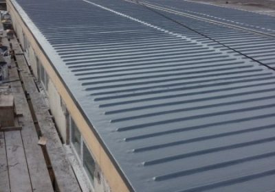 Industrial Unit Roof Using Grp Roofing Sheets