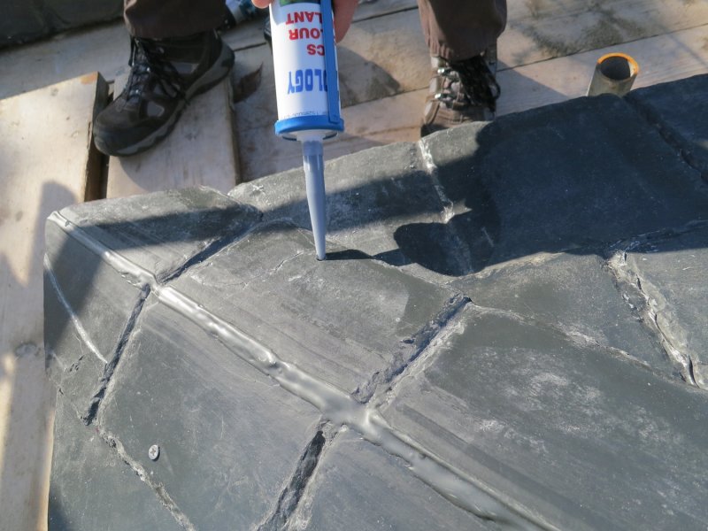 Fibreglass (Grp) Slate Tiled Roof Hip Capping