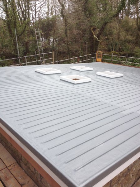 Fibreglass (GRP) Ribbed Flat Roofing Sheets