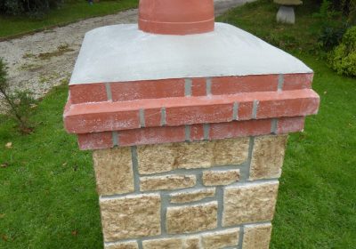 Grp granite effect chimney stack